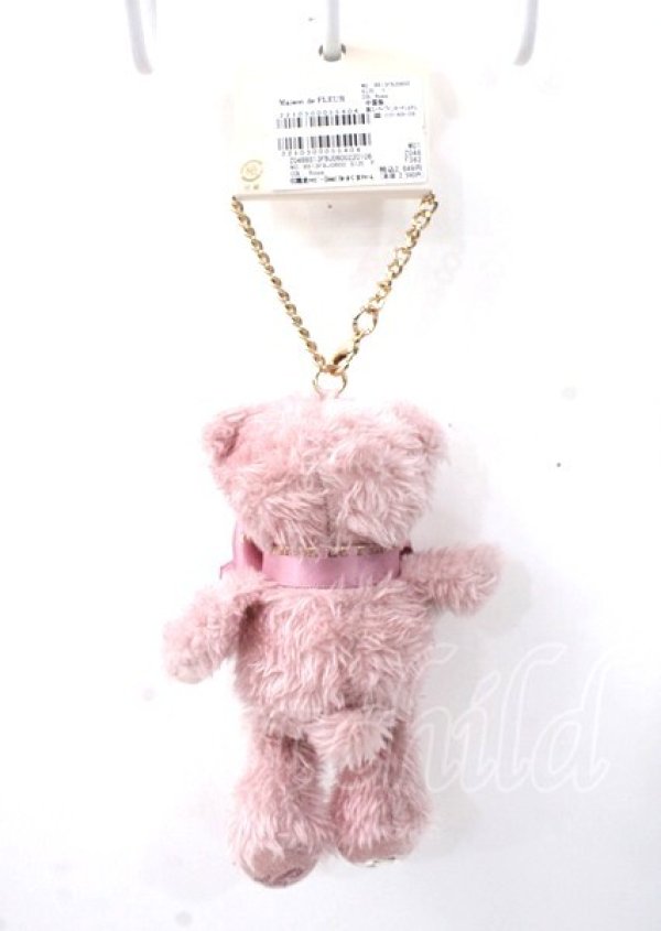 画像2: Maison de FLEUR / EC限定ハッピー(bee)フルールくまチャーム F ローズ Y-25-07-11-109-LO-ZA-SZ-ZY (2)