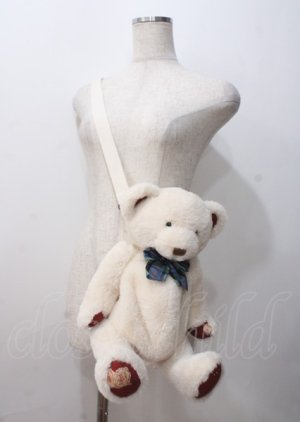 画像: PINK HOUSE / Bear fluffyバッグ  アイボリー Y-25-07-11-112-LO-BG-SZ-ZY