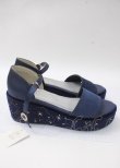 画像4: axes femme POETIQUE / 星座刺繍サンダル L 紺 Y-25-07-11-114-AX-SH-SZ-ZY (4)