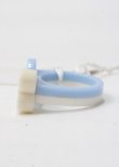 画像3: MILK / ツインハートリング  アイボリー×サックス Y-25-07-11-002-ML-AC-SZ-ZI (3)
