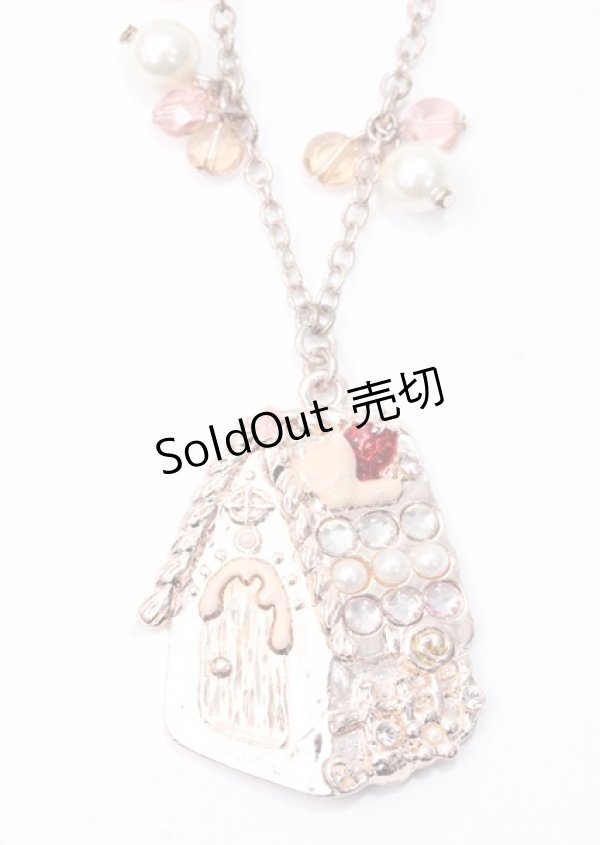 画像1: axes femme / お菓子の家ネックレス  アワピンク Y-25-07-11-028-AX-AC-SZ-ZY (1)