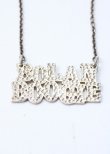 画像1: HYSTERIC GLAMOUR / MARC BOLANネックレス  シルバー Y-25-07-11-032-PU-AC-SZ-ZY (1)