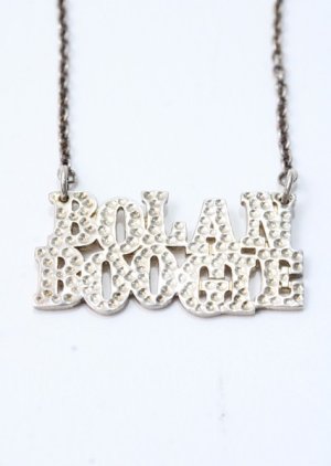 画像: HYSTERIC GLAMOUR / MARC BOLANネックレス  シルバー Y-25-07-11-032-PU-AC-SZ-ZY