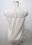 画像2: axes femme / レースビジュータンクトップ  白 Y-25-07-12-041-AX-TO-SZ-ZY (2)