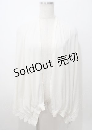 画像: axes femme / ＵＶカット２ＷＡＹストール  白 Y-25-07-12-048-AX-TO-SZ-ZY