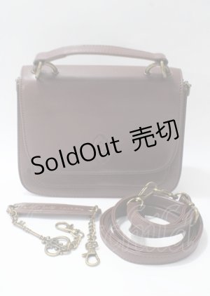 画像: axes femme / 鍵×チェーンポシェット  ブラウン Y-25-07-12-007-AX-BG-SZ-ZY