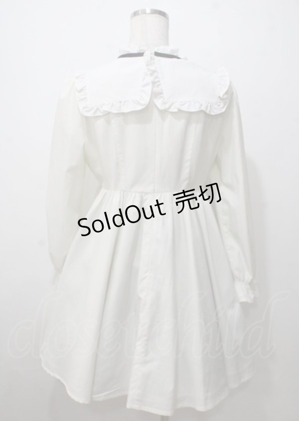 画像2: Ank Rouge / スクエアヨークワンピース  クリーム Y-25-07-12-062-CA-OP-SZ-ZT453 (2)