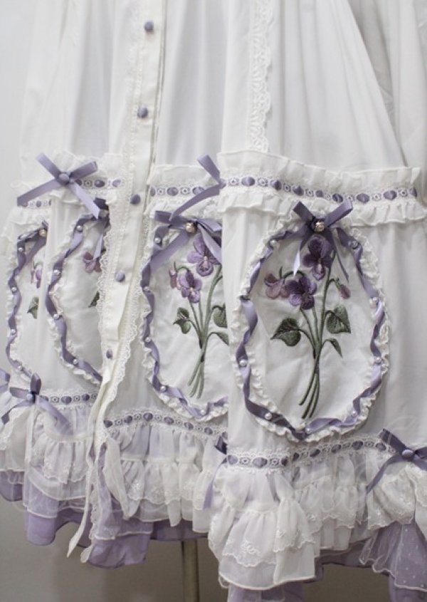 画像4: Hoshibako Works / 城咲ロンドン x HoshibakoWorksコラボレーションワンピース  ホワイト Y-25-07-12-081-LO-OP-SZ-ZY (4)