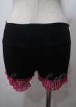 画像2: MARBLE / ラッセルレースペチパンツ  黒×ピンク Y-25-07-12-087-GO-PA-SZ-ZY (2)