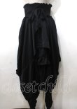 画像2: MARBLE / バッスルリボン付きコルセット風巻きスカート  黒 Y-25-07-12-101-GO-SK-SZ-ZY (2)