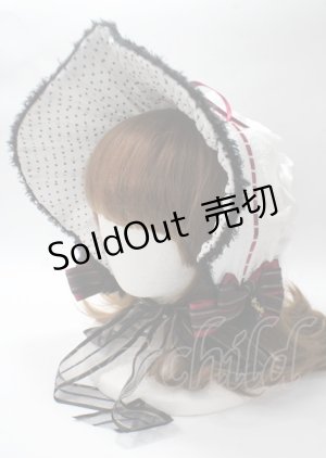 画像: ALICE and the PIRATES / 気ままなKittyのボンネット  白 Y-25-07-12-015-PA-AC-SZ-ZY