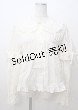 画像: BABY,THE STARS SHINE BRIGHT / 袖取り外しベビードールブラウス  生成り Y-25-07-12-021-BA-BL-AS-ZY