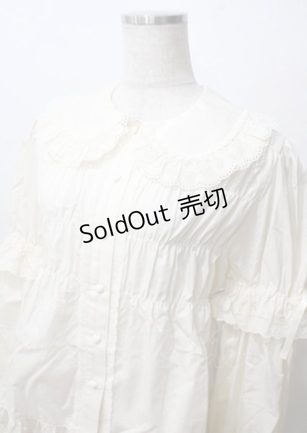 画像3: BABY,THE STARS SHINE BRIGHT / 袖取り外しベビードールブラウス  生成り Y-25-07-12-021-BA-BL-AS-ZY (3)