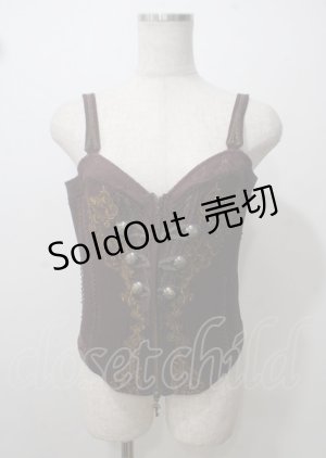 画像: OZZ ANGELO / ナポレオンビスチェ  エンジ Y-25-07-12-025-OO-TO-SZ-ZY