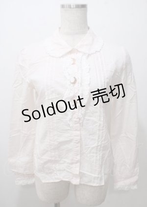 画像: MILK / ムーンブラウス  ベビーピーチピンク Y-25-07-12-027-ML-BL-SZ-ZY