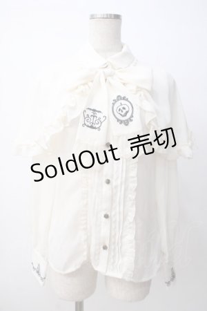 画像: axes femme / ダークロマンティック刺繍ブラウス/Disneyヴィランズ M キナリ Y-25-07-14-049-AX-BL-SZ-ZY