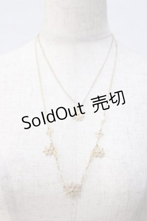 画像: axes femme / 雪の結晶ネックレス  ゴールド Y-25-07-14-006-AX-AC-SZ-ZY