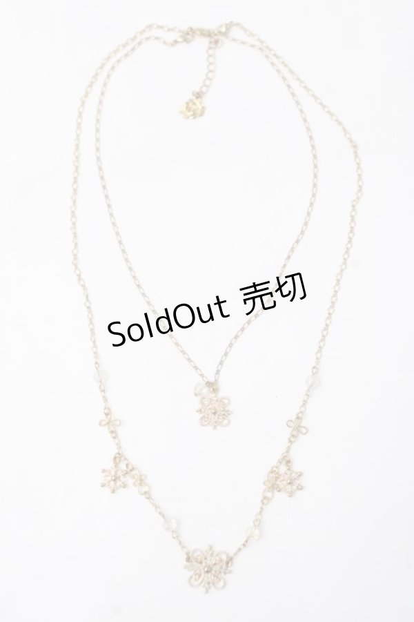 画像3: axes femme / 雪の結晶ネックレス  ゴールド Y-25-07-14-006-AX-AC-SZ-ZY (3)