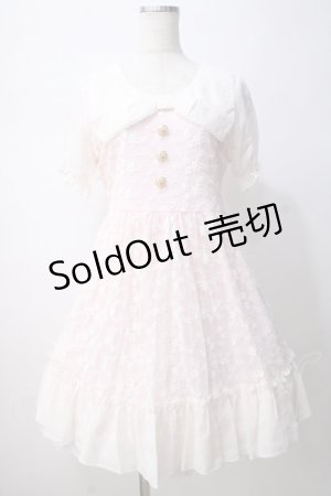 画像: DearMyLove / レース重ねワンピース LL ピンク Y-25-07-14-088-EL-OP-SZ-ZY