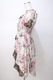 画像2: axes femme / 花柄カシュクールワンピース M 生成 Y-25-07-14-091-AX-OP-SZ-ZT475 (2)