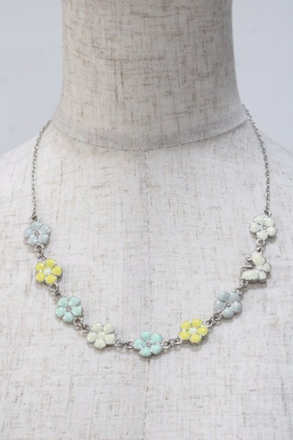 画像1: axes femme / お花モチーフネックレス   Y-25-07-14-011-AX-AC-SZ-ZY (1)