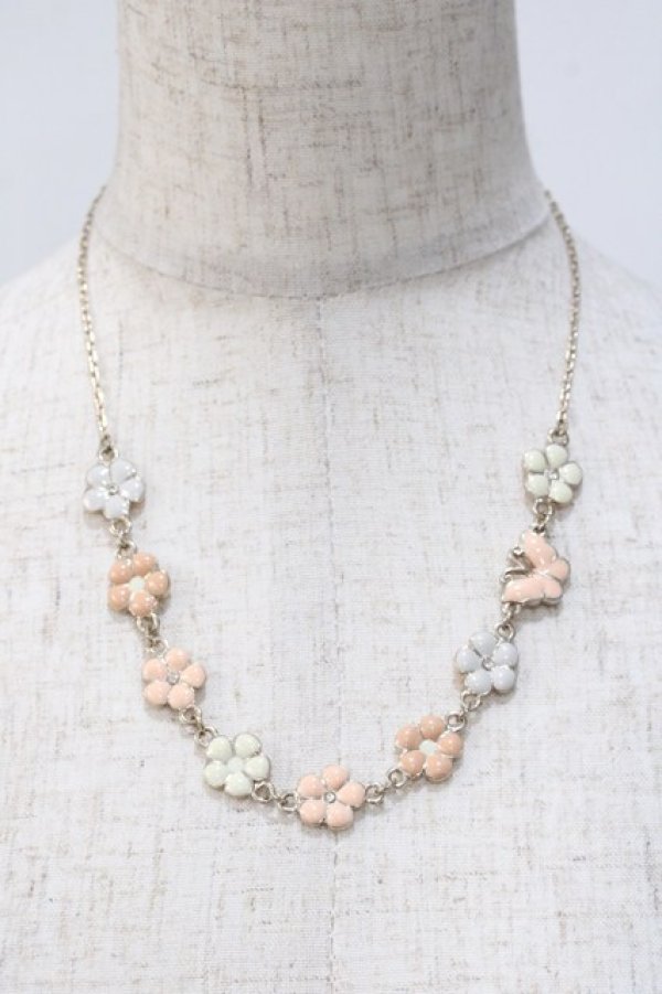 画像1: axes femme / お花モチーフネックレス   Y-25-07-14-012-AX-AC-SZ-ZY (1)