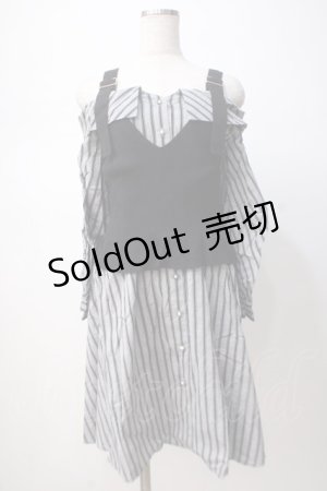 画像: axes femme POETIQUE / ニットビスチェワンピースセット M グレー Y-25-07-14-104-AX-OP-SZ-ZI