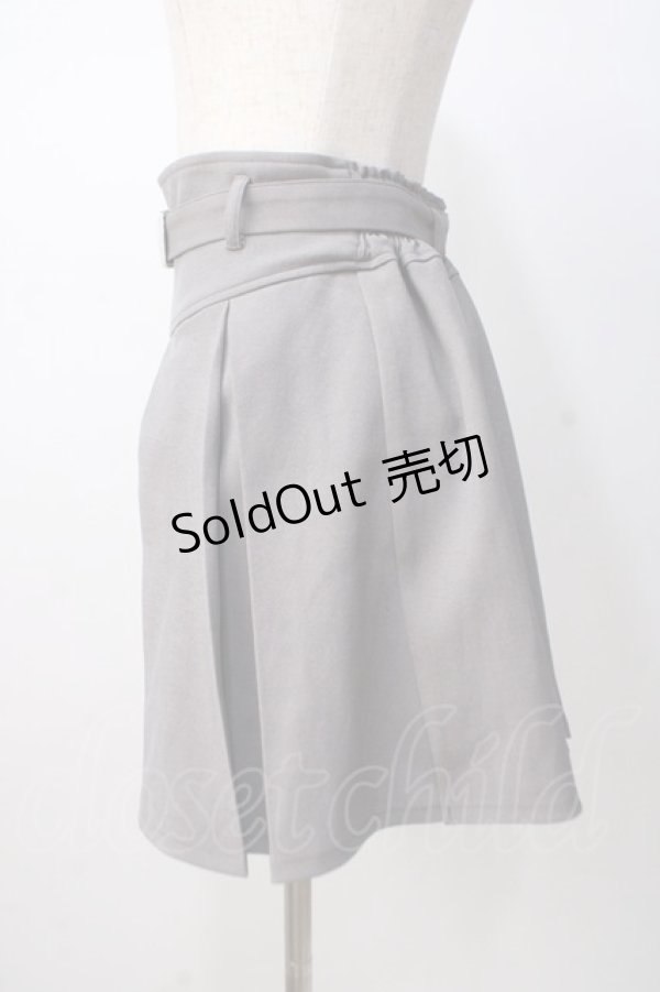 画像2: axes femme POETIQUE / プリーツミニスカート M グレー Y-25-07-14-123-AX-BL-SZ-ZI (2)