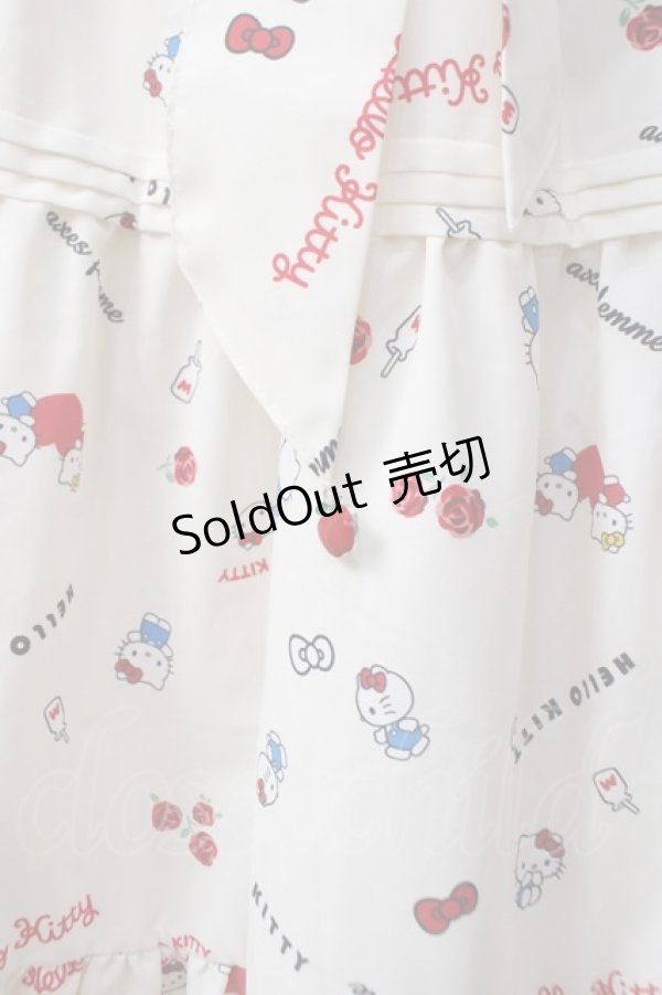 画像4: axes femme / ハローキティプリントスカート F  Y-25-07-14-127-AX-SK-SZ-ZT478 (4)