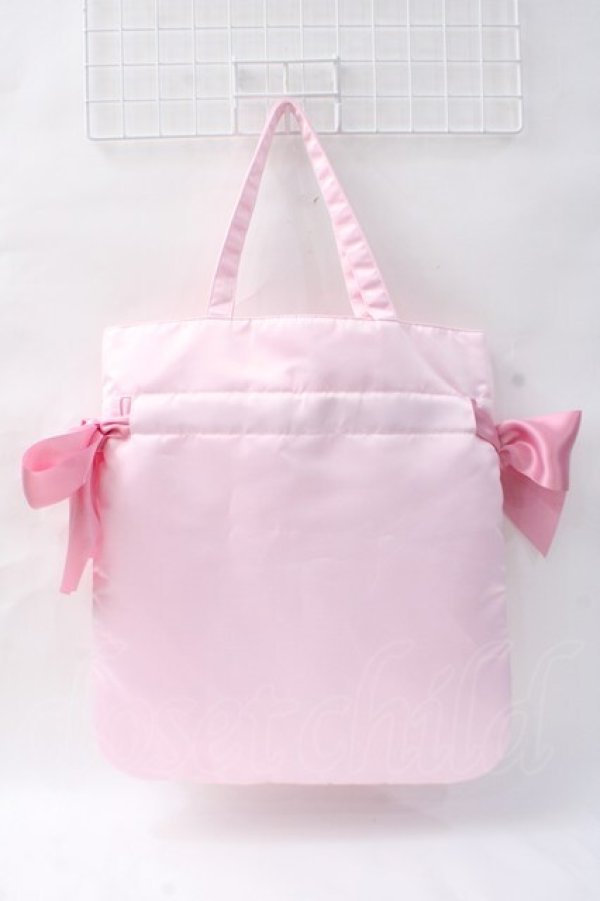 Maison de FLEUR ダブルリボントートバッグ　ライトピンク　マイメロ Maison de FLEUR / ダブルリボントートバッグ/マイメロディ F