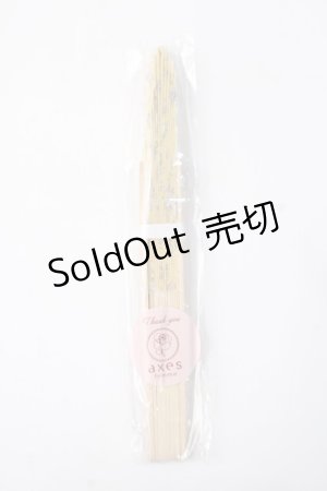 画像: axes femme / 扇子  イエロー Y-25-07-14-021-AX-ZA-SZ-ZT488