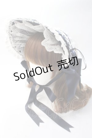 画像: ALICE and the PIRATES / 薔薇の誓い〜愛と裏切りの輪舞曲〜ボンネット  紺 Y-25-07-14-024-PA-AC-SZ-ZY