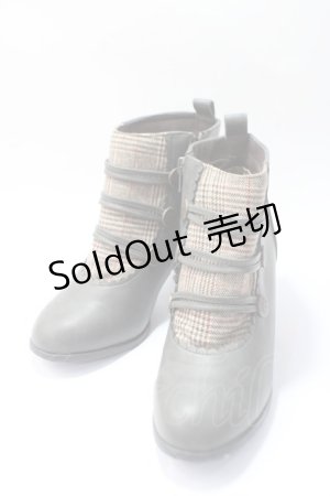 画像: axes femme / ナポレオンデザインブーティー M カーキ Y-25-07-14-025-AX-SH-SZ-ZTK014