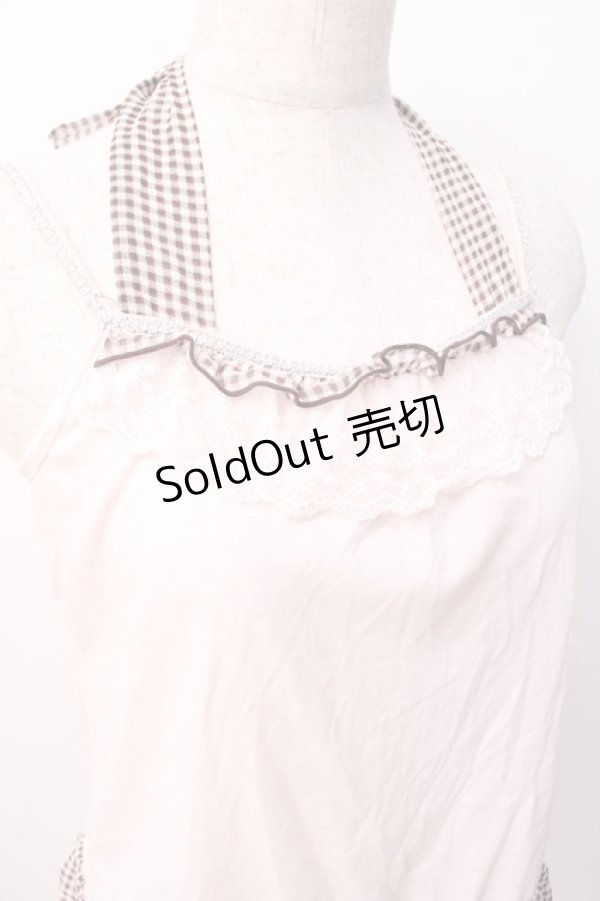 画像4: axes femme / アンサンブルレーシーニット M 淡ピンク Y-25-07-16-026-AX-TO-SZ-ZY (4)