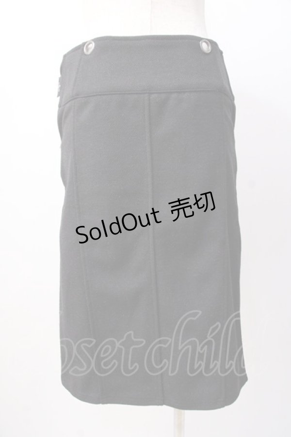 画像3: Ozz Croce / アシメZIPスカート  黒 Y-25-07-16-066-OO-SK-SZ-ZY (3)