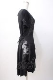 画像2: Ozz Croce / 龍刺繍入りアシメワンピース  黒 Y-25-07-16-078-OO-OP-SZ-ZY (2)