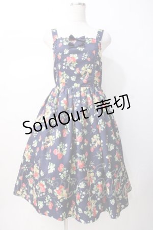 画像: axes femme Kawaii / クラシックベリージャンスカ  紺 Y-25-07-16-092-AX-OP-AS-ZT475