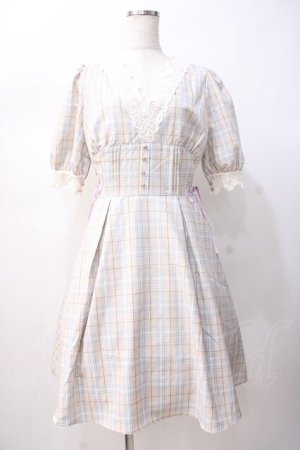 画像: axes femme POETIQUE / サイドレースアップワンピース  ベージュ Y-25-07-16-098-AX-OP-SZ-ZY