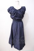 画像3: axes femme / ベルト付きギャザーワンピース M 紺 Y-25-07-16-100-AX-OP-SZ-ZT476 (3)