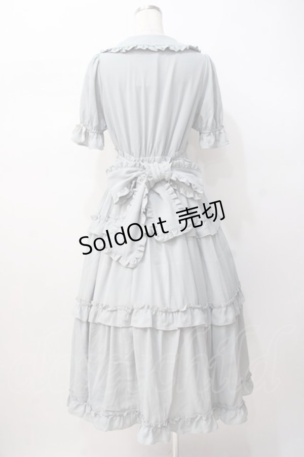 画像3: axes femme Kawaii / ロマンティックフリルワンピース  サックス Y-25-07-16-105-AX-OP-SZ-ZH (3)