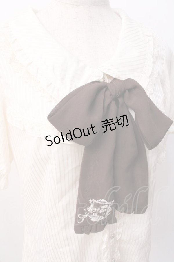 画像4: axes femme / リボン付きブラウス M 生成り Y-25-07-16-010-AX-BL-SZ-ZI (4)