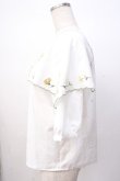 画像2: Fi.n.t / アザレア刺繍ハンカチケープブラウス  白 Y-25-07-16-015-CA-BL-SZ-ZY (2)