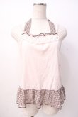 画像1: axes femme / アンサンブルレーシーニット M 淡ピンク Y-25-07-16-026-AX-TO-SZ-ZY (1)