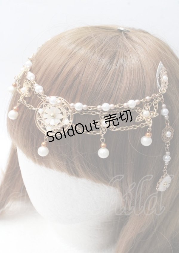 画像2: Atelier Beatrice / モチーフ付きチェーンヘアクリップ   Y-25-07-18-007-GO-ZA-SZ-ZY (2)