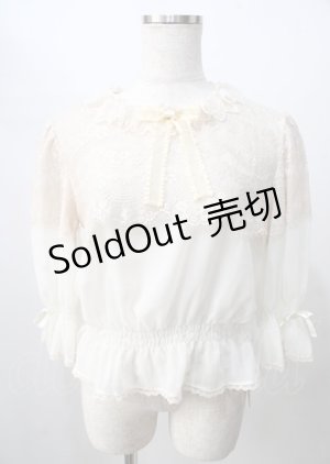 画像: Angelic Pretty / Noble Laceブラウス  アイボリー Y-25-07-18-063-AP-BL-SZ-ZY