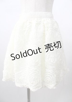 画像: axes femme / バラモチーフペチスカート   Y-25-07-18-113-AX-SK-SZ-ZY