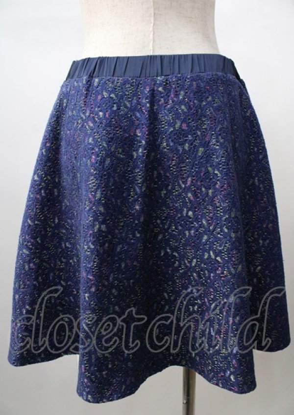 画像2: Honey Bunch / スカート  紺 Y-25-07-18-115-LO-SK-SZ-ZT452 (2)