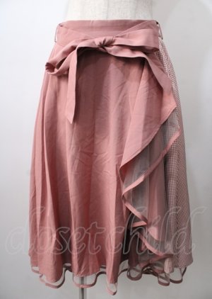 画像: axes femme / パイピングチュールフリルスカート   Y-25-07-18-122-AX-SK-SZ-ZY