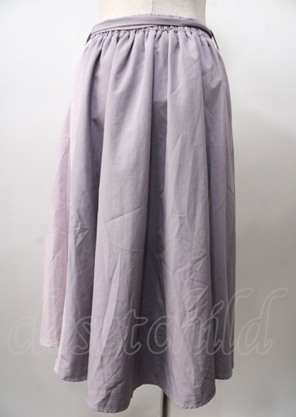 画像2: axes femme / フリル切替スカート  ラベンダー Y-25-07-18-145-AX-SK-SZ-ZT479 (2)