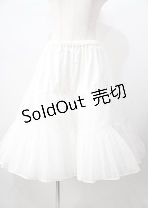 画像: BABY,THE STARS SHINE BRIGHT /ふわふわボリュームロングパニエ  白 Y-25-07-18-154-BA-SK-SZ-ZY